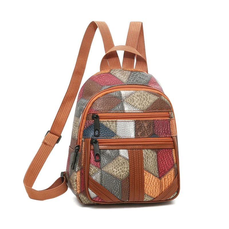 Style Women's Patchwork Backpa - đánh giá và giá Fashion Backpack Women